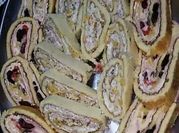 Una foto de pionono agridulce de palmitos