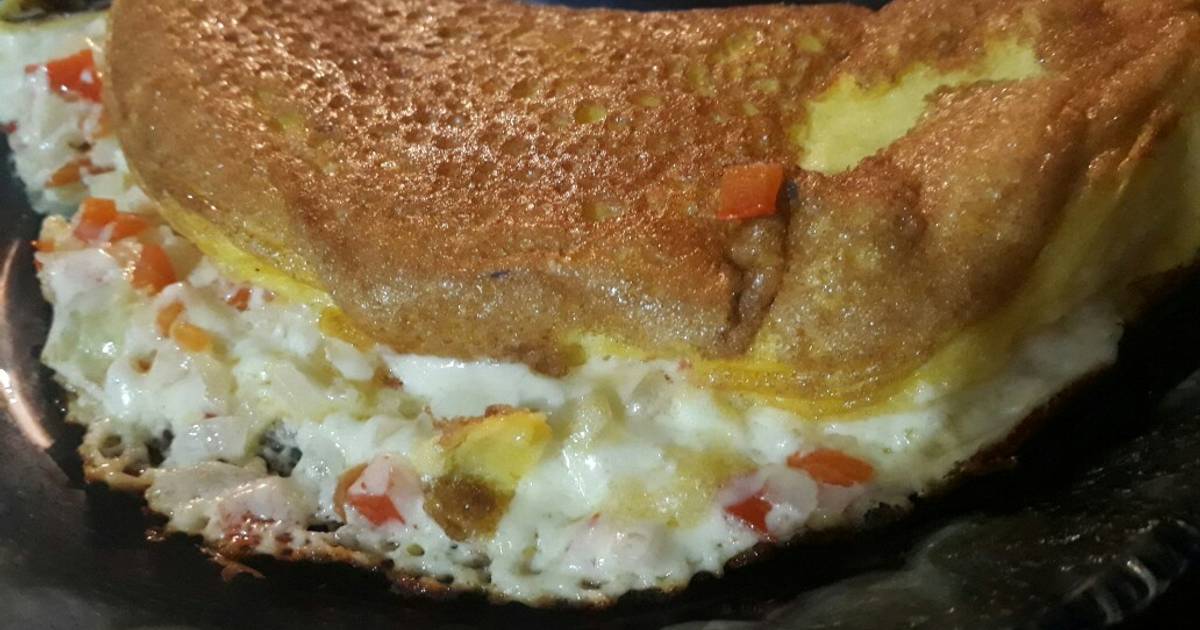 Omelette Soufflé(esponjoso) Receta de Besha dama♡- Cookpad