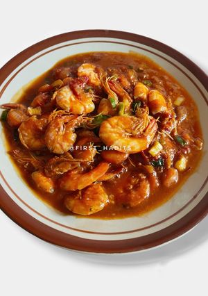 Foto resep Udang Saus Padang