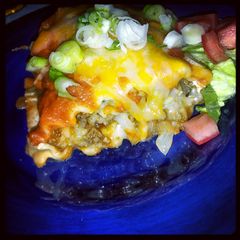 A picture of My Enchilada Rollups.