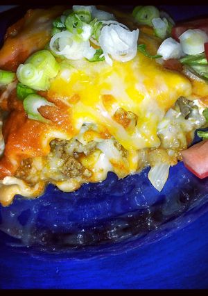 A picture of My Enchilada Rollups.