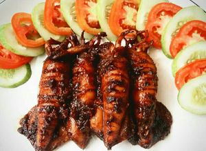 Foto resep Cumi bakar pedas manis 🐙