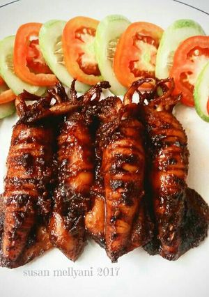 Foto resep Cumi bakar pedas manis 🐙