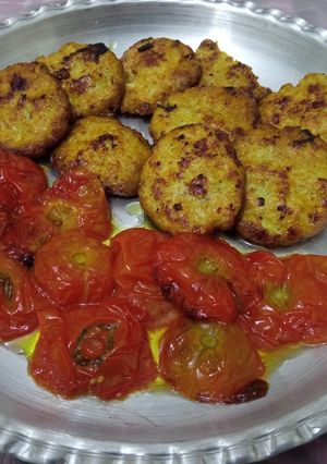 عکسی از دستور 😋کوفته مرغ😋