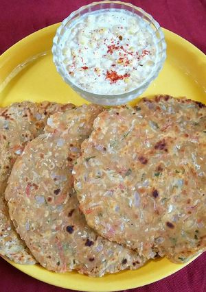 A picture of Veg paratha.