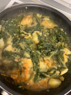 Una foto de Acelgas rehogadas con patatas