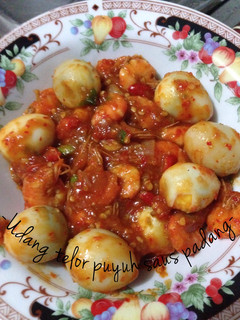Foto resep Udang Telur Puyuh Saus Padang