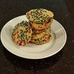 A picture of Peanut Butter Chunk Cookies.