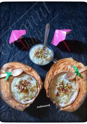 A picture of Coconut kheer.