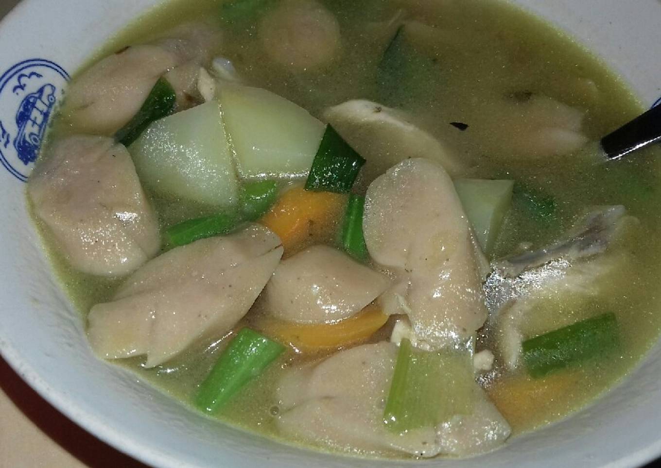 Sop ayam sosis u/ ibu menyusui