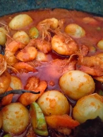 Recipe Sambal goreng udang, petai dan telur puyuh the Awesome  You can take Joss in your mouth