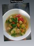 Sup telur puyuh tanpa di tumis