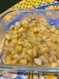 Compotée de pommes à la vanille et sirop d’érable