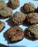Muffins/queque de avena y plátanos