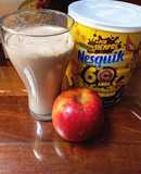 Licuado de Choco -Manzana y Avena