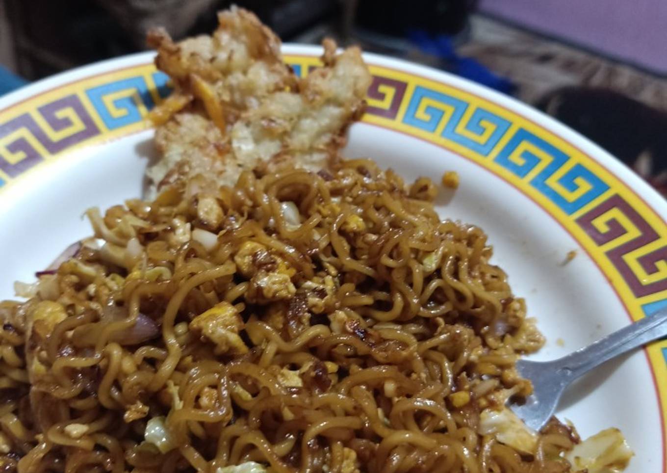 Mie goreng sederhana