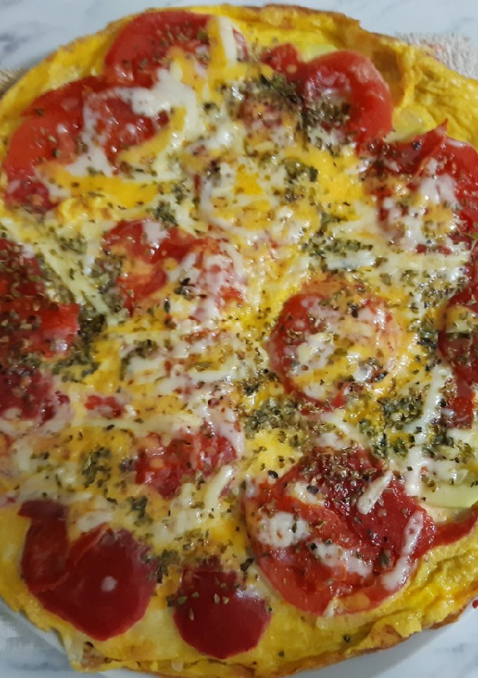 Una foto de Frittata de chorizo y verduras
