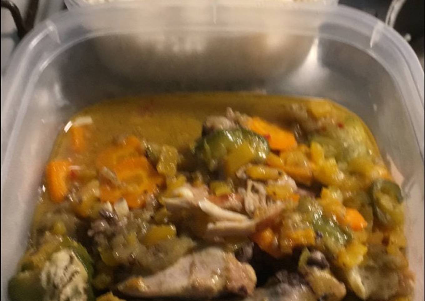Bifes de nalga con zuchini y calabaza con guarnición de arroz blanco