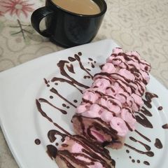 A picture of Pink Swiss Roll🍥.