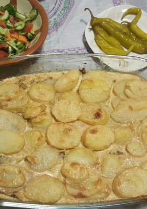 صورة لوصفة كفتة بطحينة ع طريقتي