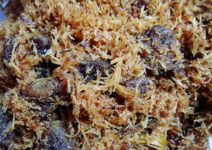 Resep: Serundeng Daging Sapi Anti Gagal