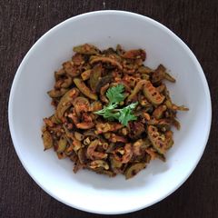 A picture of Spiny gourd bhaji (Kankoda).