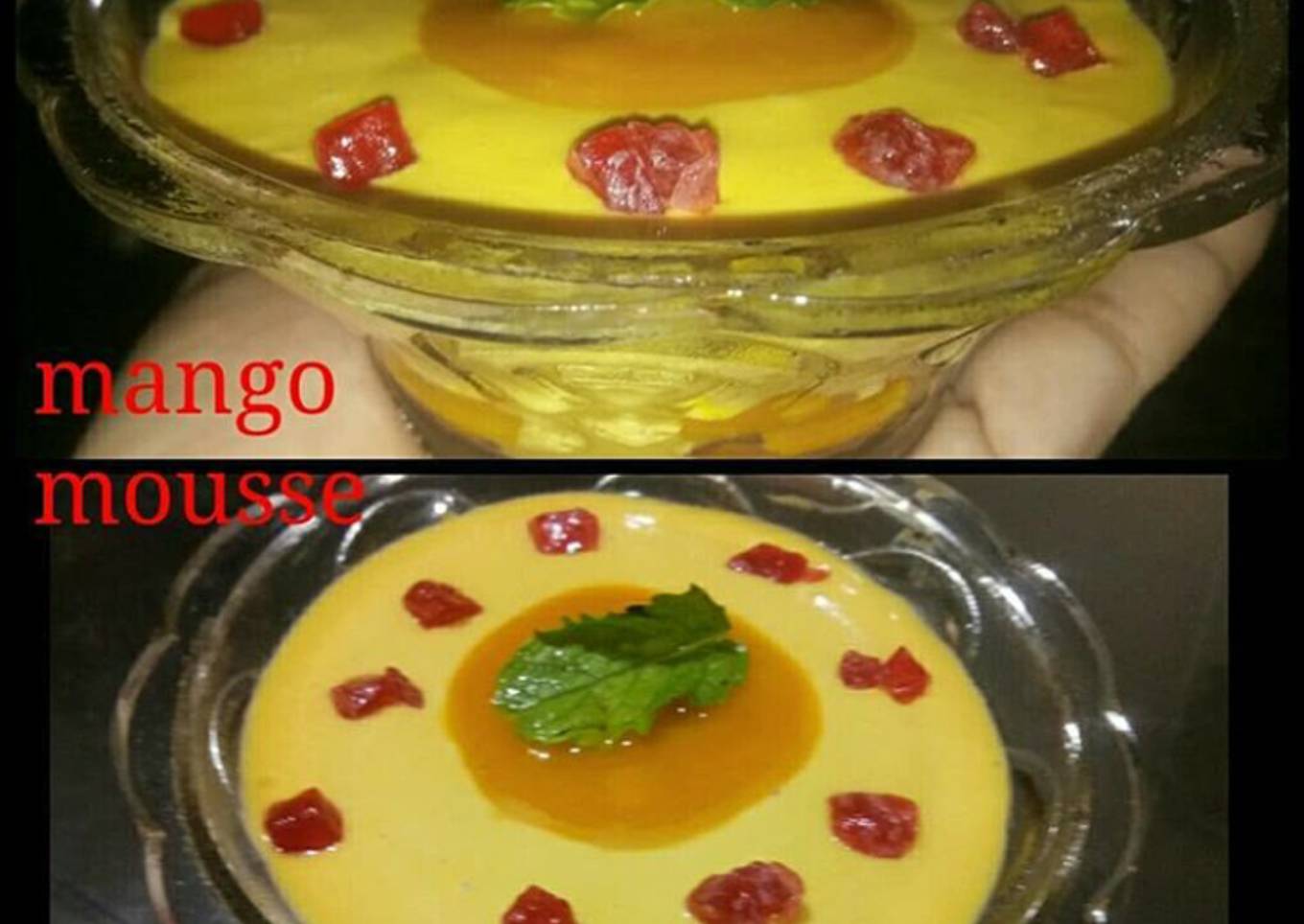 Mango mousse
