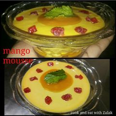 Mango mousse A picture of Mango mousse.