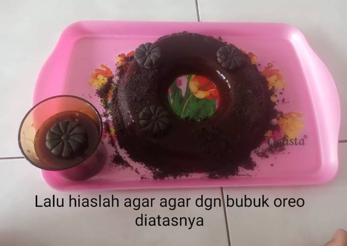 Puding Agar Agar Cokelat