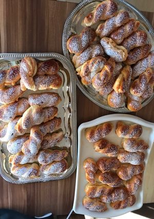Puha vaníliás krémmel töltött (pudingos) kalács recept fotója
