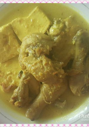 Foto resep Opor Ayam Tahu