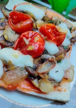 Foto resep Pizza roti tawar 🍕