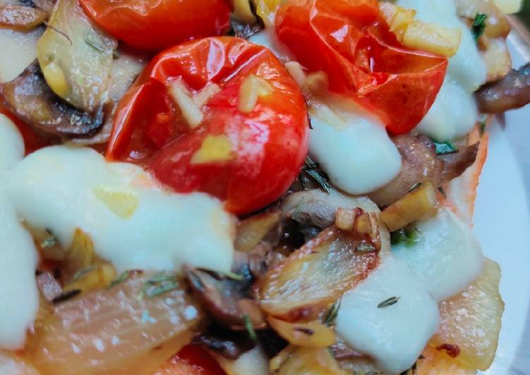 Pizza roti tawar π