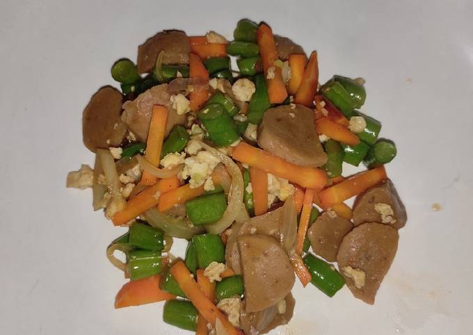 Resep: Orak arik buncis / tumis buncis &amp; Wortel Enak Dan Mudah