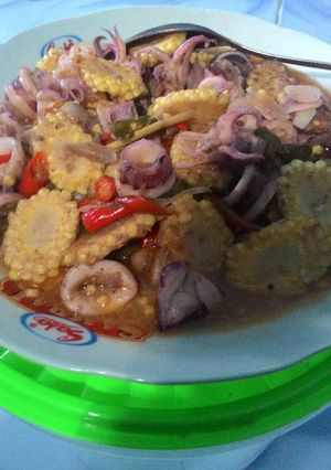 Foto resep Tumis Baby corn dan Cumi