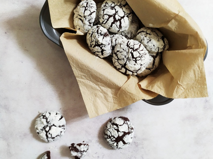 Resep Chocolate Crinkle Cookies yang Enak