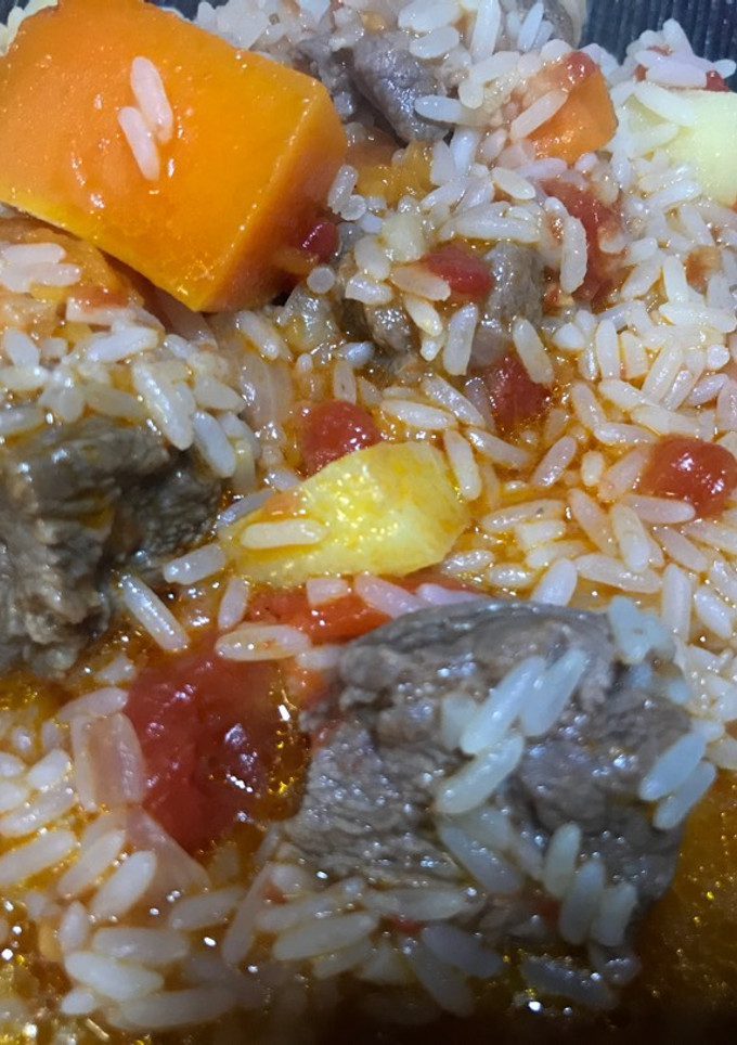 Una foto de Guiso de arroz