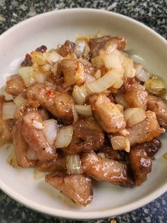 Hình của món Thịt heo chua ngọt.