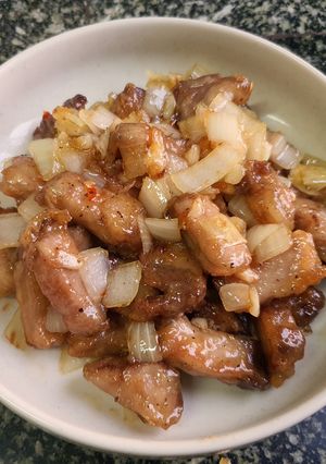 Hình của món Thịt heo chua ngọt.