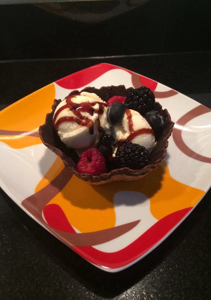Una foto de Postre sin lácteos y rápido