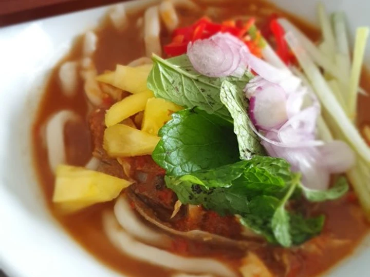 Langkah Mudah untuk Membuat Resep Laksa penang asem pedas yang Enak Banget Anti Ribet, Mantap