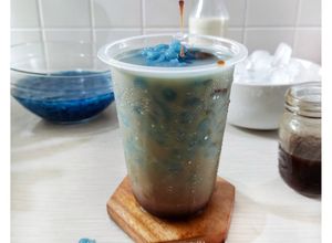 Foto resep Es Cendol Butterfly Pea Flower / Es Cendol Bunga Telang