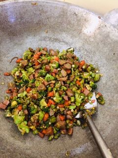 Foto resep Oseng wortel, buncis, brokoli, baso dan sosis