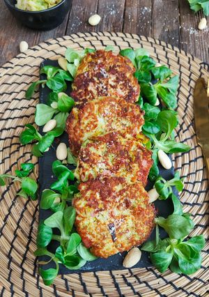 Foto di Medaglioni di broccolo Romano e farina di mandorle