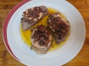 Una foto de foie gras de pato