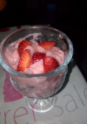 صورة لوصفة كريمة الفراوله 🍓