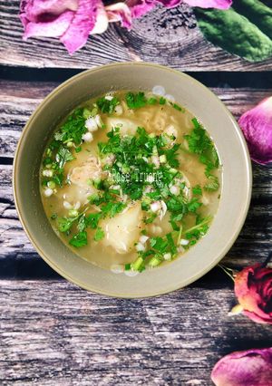 Hình của món Canh Khoai Từ Nấu Ruốt.