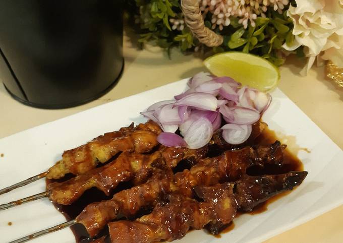 Resep Sate Ayam Bumbu Kecap, Bikin Ngiler