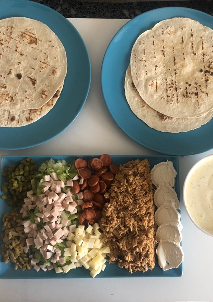 Una foto de “Kebab” casero de lomo 🌯