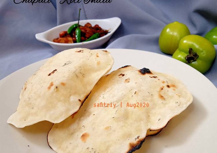 Cara mudah memasak Roti India (Chapati) - simple dan mengembung Anti Gagal